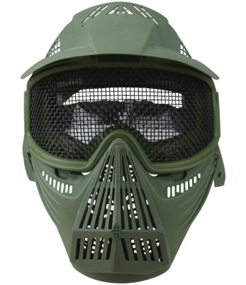 Masque de protection intégral Vert Olive - Kombat Tactical