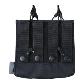 Porte chargeur double Alpha Mag - Noir - Kombat Tactical