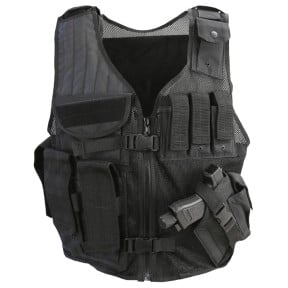 Chaleco táctico Cross Draw - Negro - Kombat Tactical
