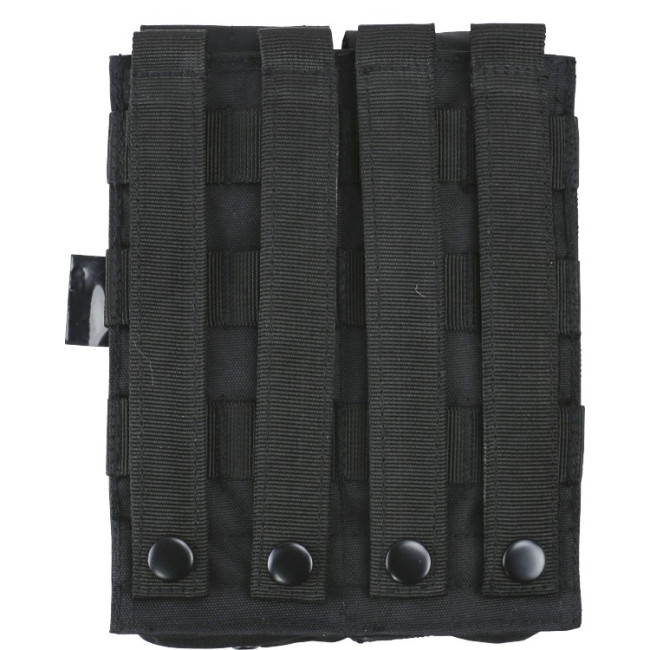 Doppelter Magazinhalter für Langwaffe und Handfeuerwaffe - Schwarz - Kombat Tactical