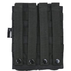 Porte chargeur double arme longue et arme de poing - Noir - Kombat Tactical