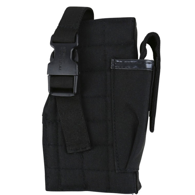 Molle Pistolenholster mit Magazintasche - Schwarz