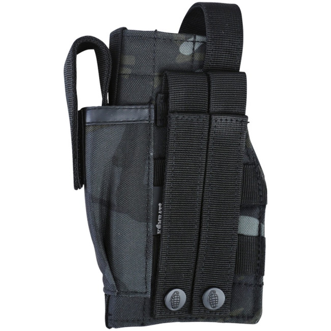 Molle Pistolenholster mit Magazintasche - BTP Schwarz