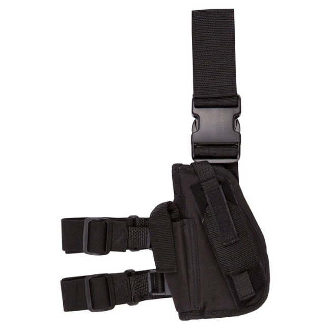 Kabura udowa lewa - Czarna - Kombat Tactical
