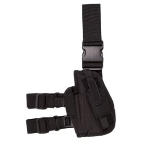 Holster de cuisse gaucher - Noir - Kombat Tactical