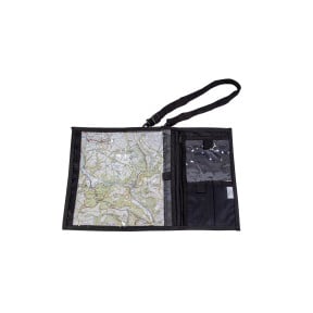 Schwarze wasserdichte Kartenhalter 42,5 x 14,5 cm - Highlander