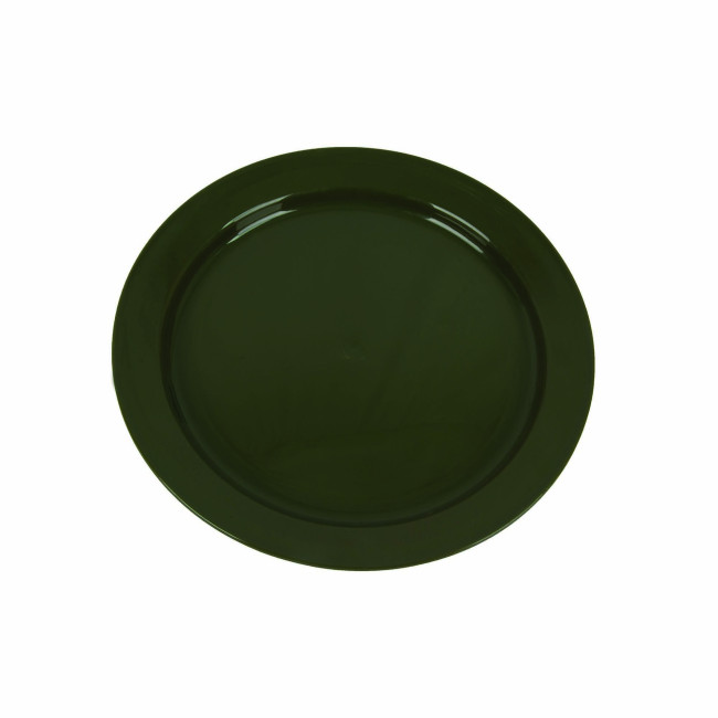 Plat bord 24 cm van polypropyleen Groen - Highlander