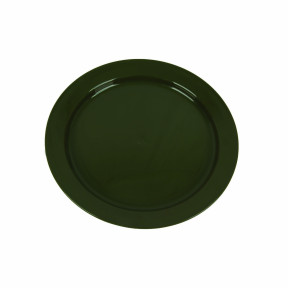Płaski talerz 24 cm z polipropylenu Zielony - Highlander