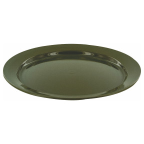 Płaski talerz 24 cm z polipropylenu Zielony - Highlander