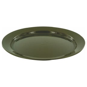 Płaski talerz 24 cm z polipropylenu Zielony - Highlander