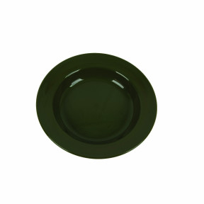 Assiette à soupe 22 cm en polypropylène Verte - Highlander