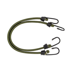 2er-Set Spannseile 45 cm Olivgrün - Highlander