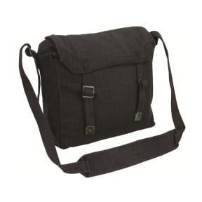 Militärische Canvas-Tasche in Schwarz - Highlander