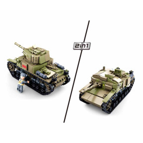 Mittlerer italienischer Panzer 2in1 M38-B0711