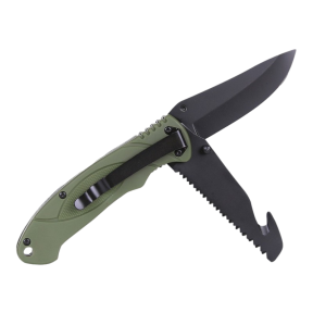 Grünes Bushcraft-Messer - Fosco Industries