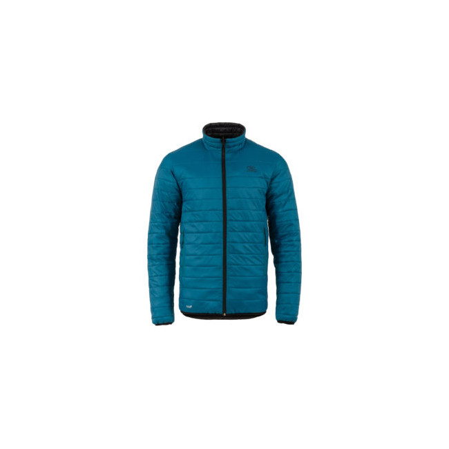 Veste Coll réversible - noir et bleu pétrole - Highlander