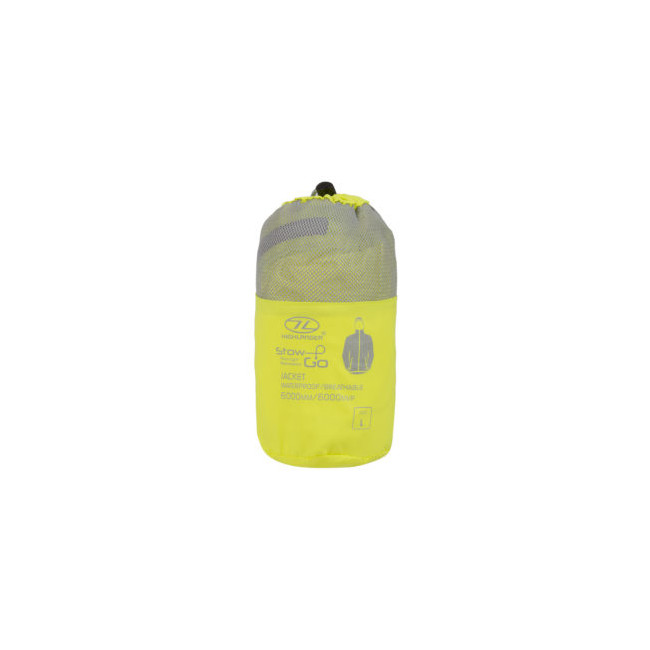 Stow & Go Waterproof Unisex jas - Geel - Highlander
