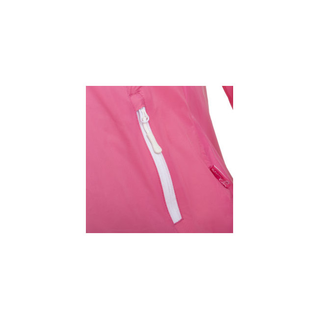 Stow & Go Wasserdichte Damenjacke - Rosa/Weiß - Highlander