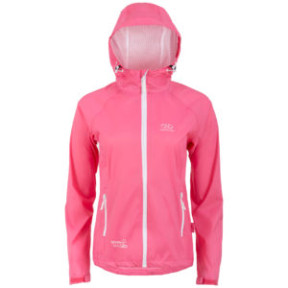 Veste Stow & Go Waterproof Femme - Rose/Blanc - Highlander   