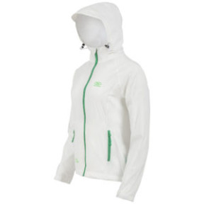 Veste Stow & Go Waterproof Femme - Blanc/Vert - Highlander