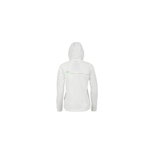 Stow & Go Waterproof Jas Dames - Wit/Groen - Highlander