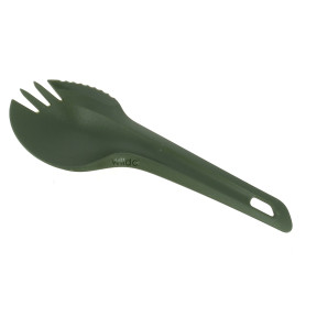 Couverts 3 en 1 Spork Vert Olive - Wildo