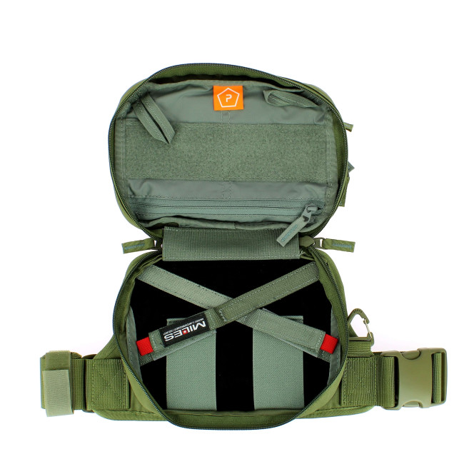 Discrete draagtas Runner Olive - Pentagon