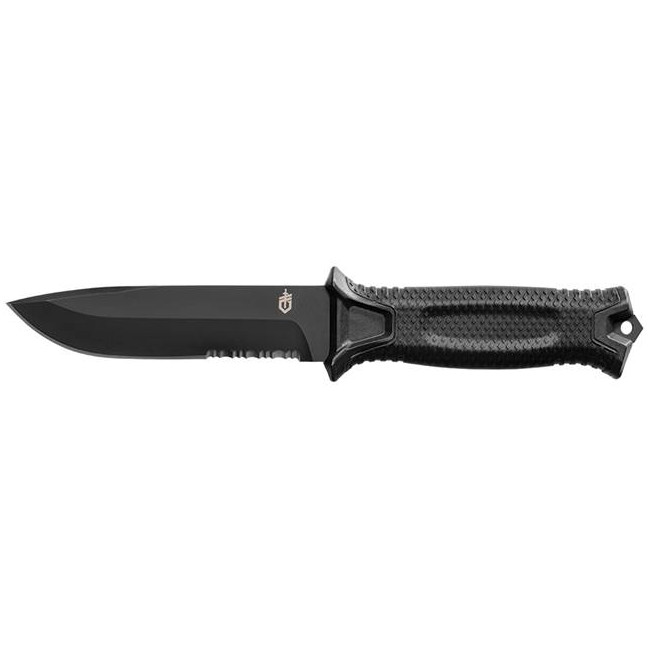Couteau Strongarm bord mi-dentelé - Noir - Gerber 