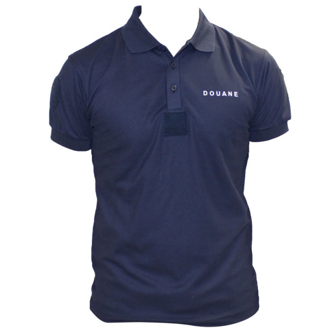 Douane Polo Cooldry in piqué tricot Blauw - Patrol