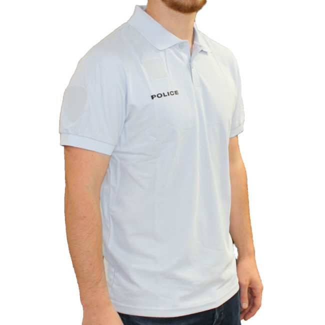 Polo Policyjne Cooldry z siatki pique Szare - Patrol
