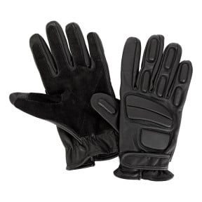 Einsatzhandschuhe aus Leder - Schwarz - CityGuard