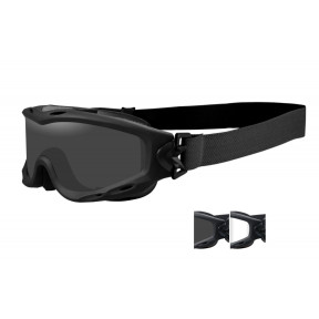 Ballistisch beschermingsmasker Spear zwart getinte/heldere glazen - Wiley X