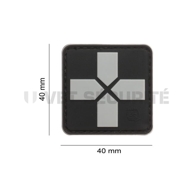 Red Cross Rubber Patch 40mm - SWAT - JTG