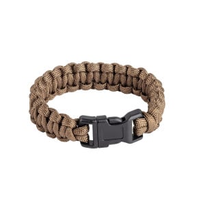 Survival armband paracord tan - A10 Equipment