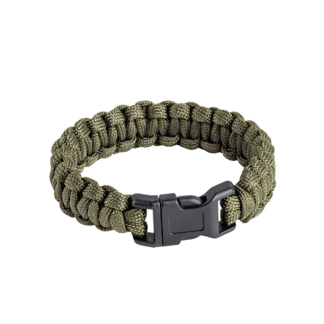 Bracciale Sopravvivenza Paracord Patriottico Uomo - Con Ciondolo Bandiera USA, Multiuso Regolabile 12-25 Cm