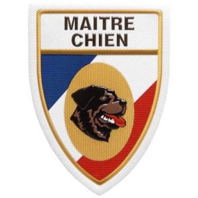 ECUSSON PLASTIQUE MAITRE CHIEN ROTT