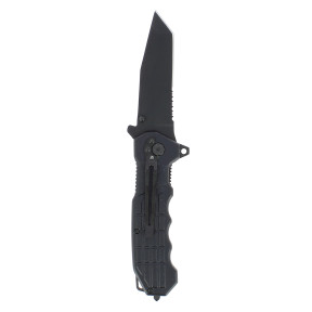 Couteau pliant Tanto Tactical Noir - Kombat Tactical
