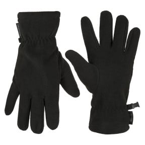 Fleece handschoenen zwart - Highlander