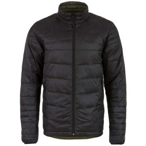 Omkeerbare Down jas zwart/groen - Highlander