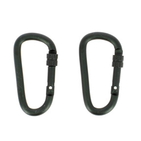Lot de 2 mousquetons à verrouillage 8 mm - Kombat Tactical