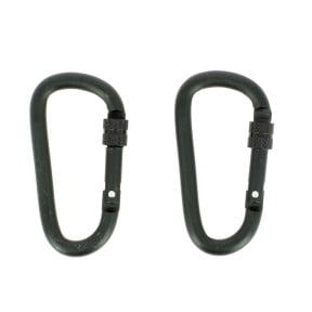 Lot de 2 mousquetons à verrouillage 6 mm - Kombat Tactical