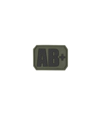 Patch groupe sanguin AB+ vert olive - Kombat Tactical