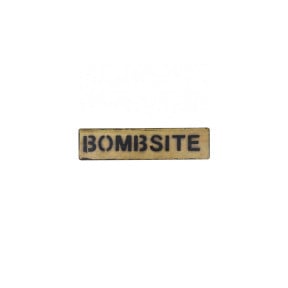Dekorative Platte Bombsite - Kombat Tactical