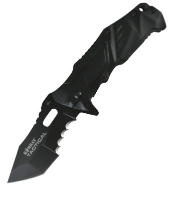 Couteau pliant Recon noir - Kombat Tactical