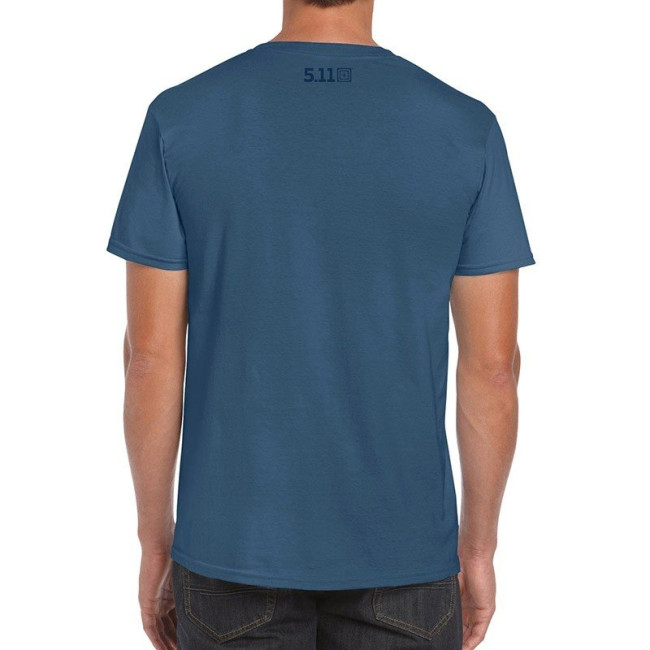 T-shirt SUNSET FIREPOWER Indigo Heather - 5.11 Tactical
