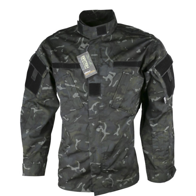 Einsatzhemd - ACU-Stil - Schwarz BTP