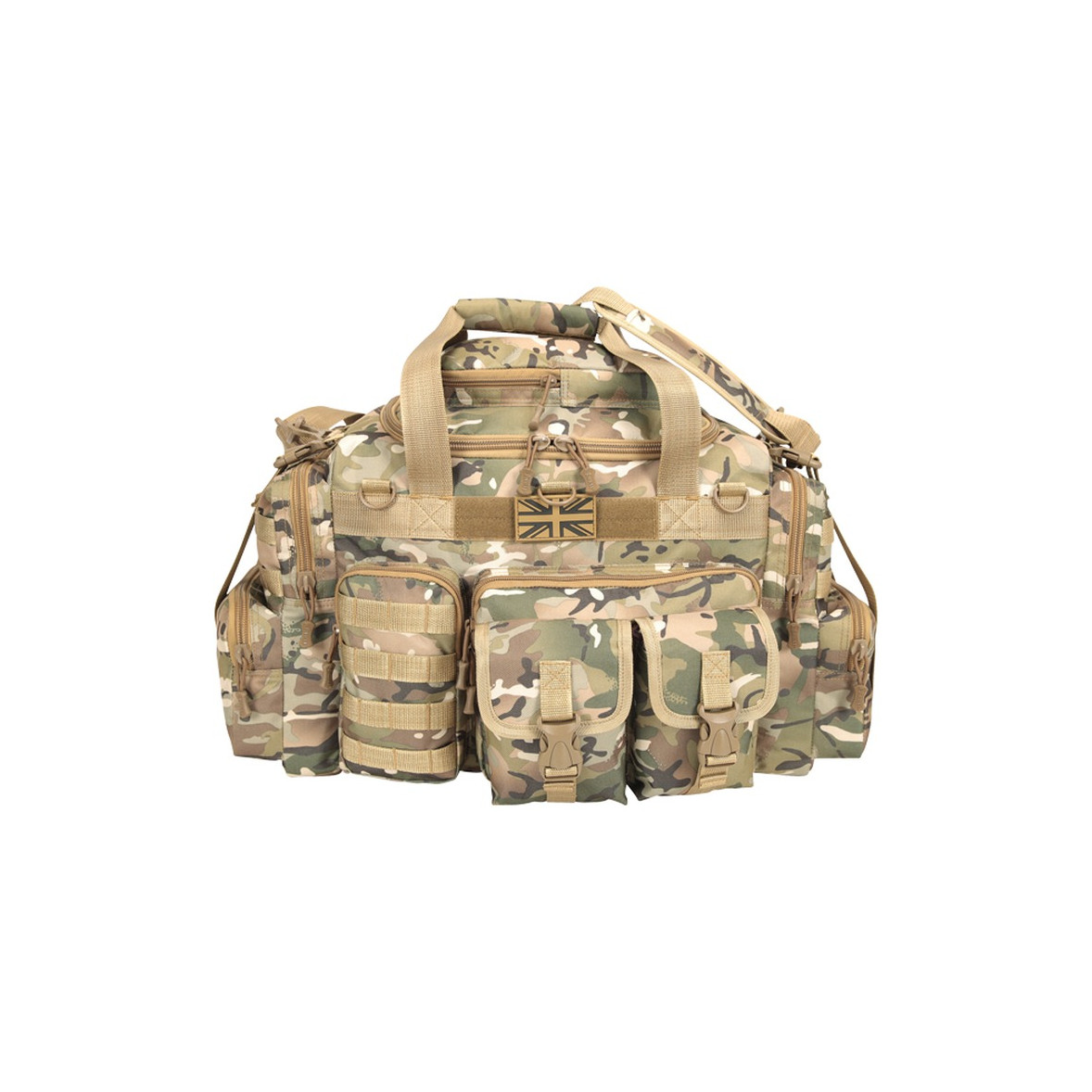 Kombat UK Saxon Tactical Army Military Camouflage Holdall Molle Travel Bag 35L e
