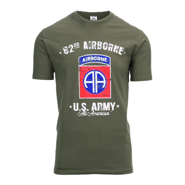 Tee-shirt US Army 82nd Airbone Vert - Fostex Garments