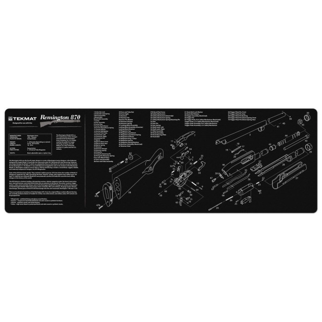 Tapis de démontage pour fusil remington 870 - Tekmat
