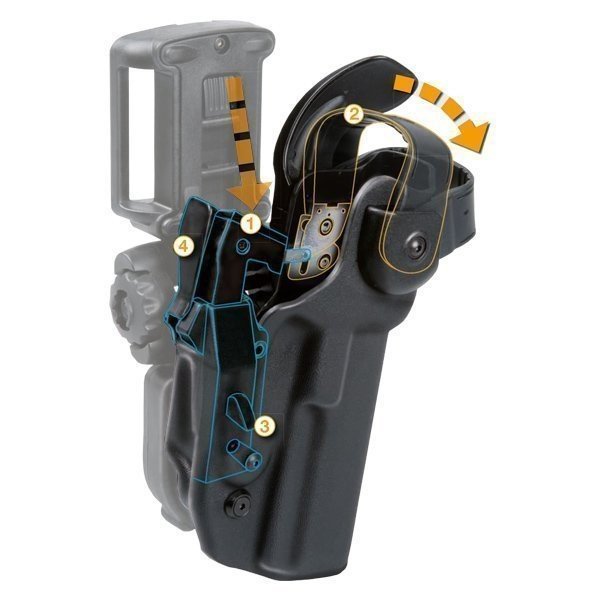 Radar 1957 holster and thigh plates